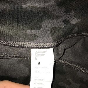 Fabletics Black Camouflage Leggings
